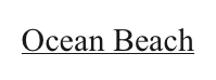 Ocean Beach