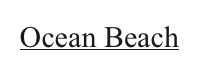 Ocean Beach